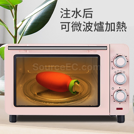礼品订购定制红萝卜硅胶暖水袋广告