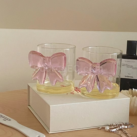 蝴蝶结玻璃杯