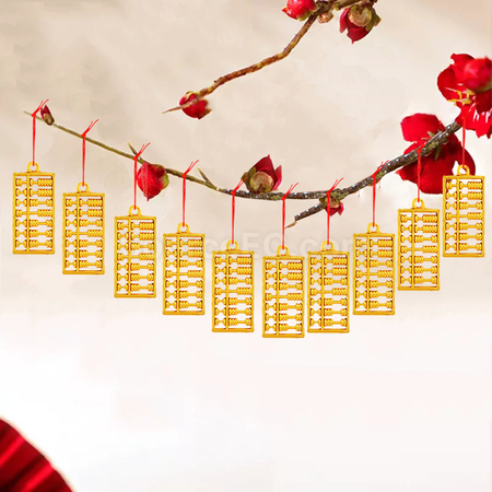 礼品订购盆栽树上挂件广告
