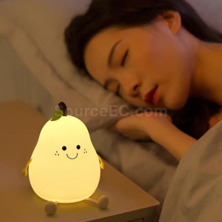 礼品订购梨形小夜灯广告