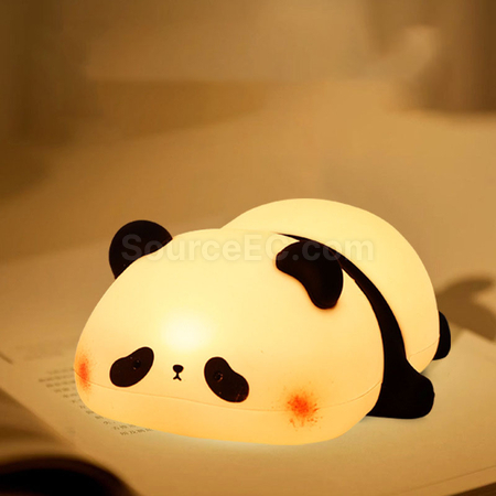 礼品订购熊猫小夜灯/拍拍灯广告