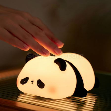 礼品订购熊猫小夜灯/拍拍灯广告