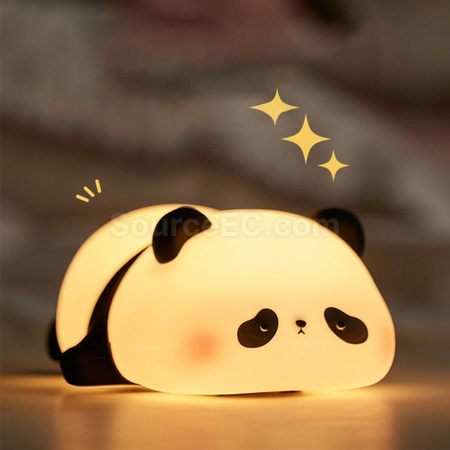 礼品订购熊猫小夜灯/拍拍灯广告