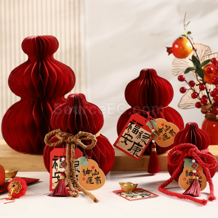 礼品订购春节宝葫芦桌面摆件广告