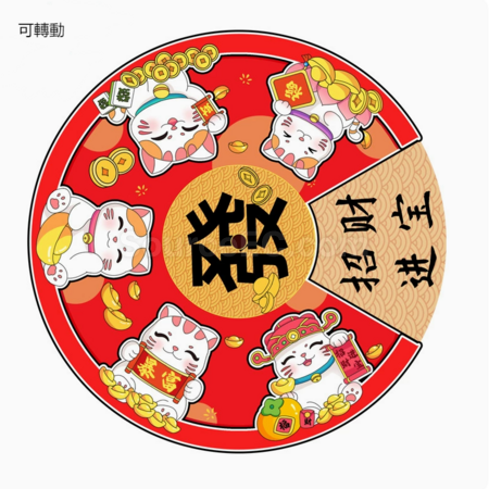 旋转冰箱贴