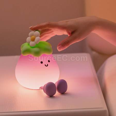礼品订购茄子小夜灯/拍拍灯广告