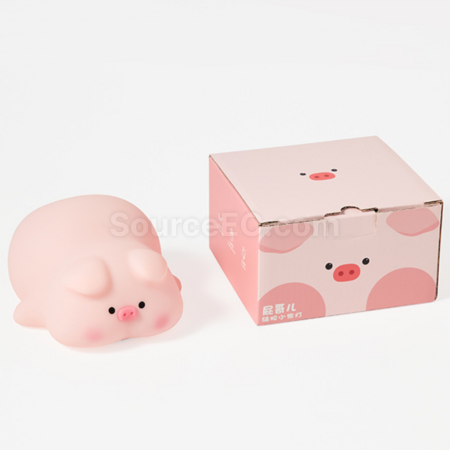礼品订购趴趴猪拍拍灯广告