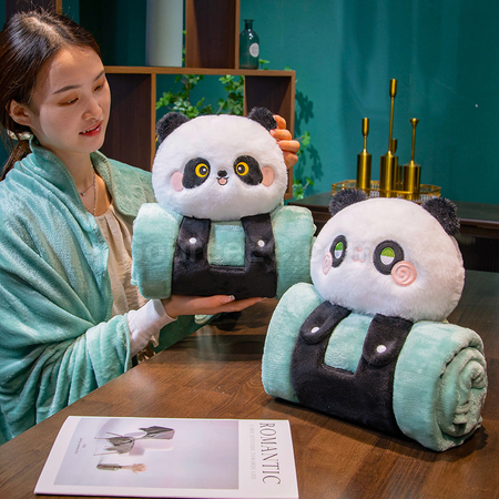 卡通立体午睡毛毯