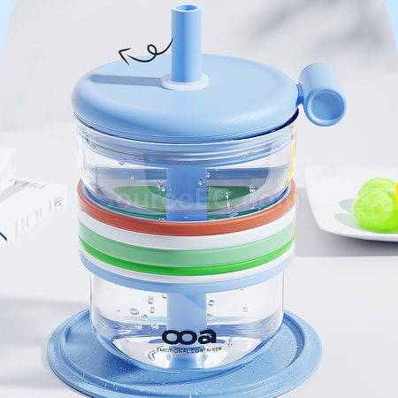 礼品订购吸管奶茶玻璃杯广告