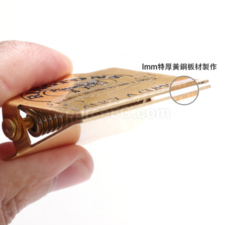 礼品订购黄铜夹子广告