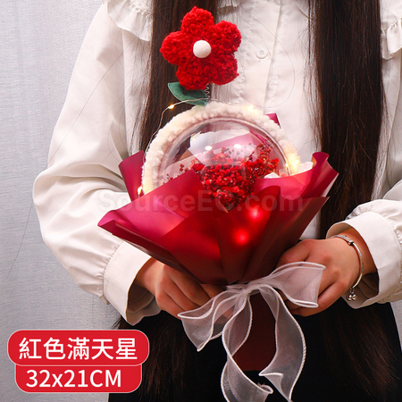 礼品订购DIY永生花束广告