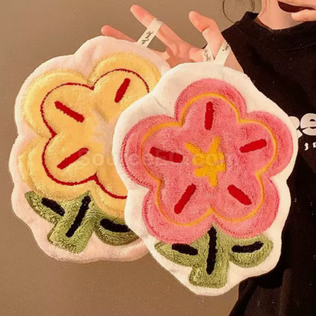 礼品订购小花擦手巾广告