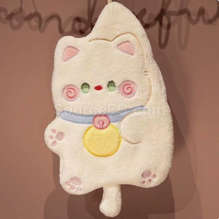 礼品订购小猫擦手巾广告
