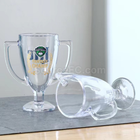 礼品订购双耳奖杯啤酒杯广告