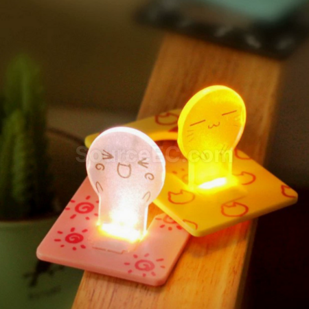 折叠卡片led小夜灯