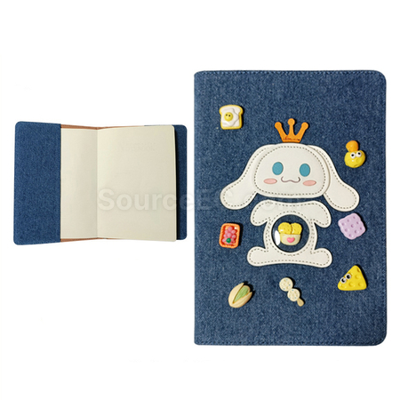 礼品订购牛仔布笔记本广告