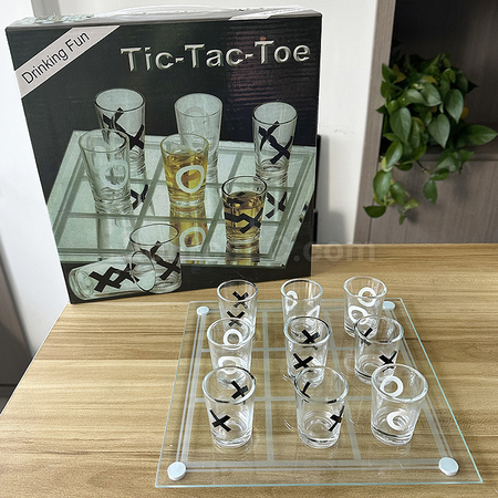 礼品订购井字棋游戏酒杯套装广告