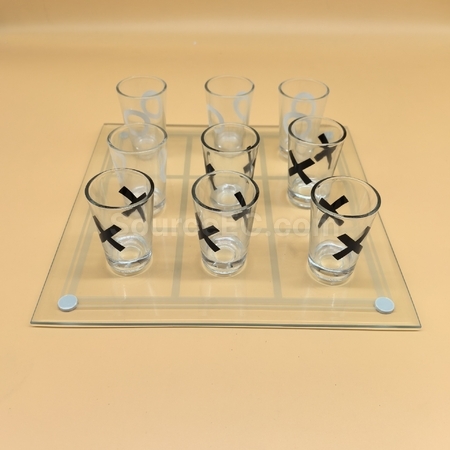 礼品订购井字棋游戏酒杯套装广告