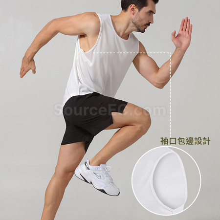 礼品订购速干运动背心广告