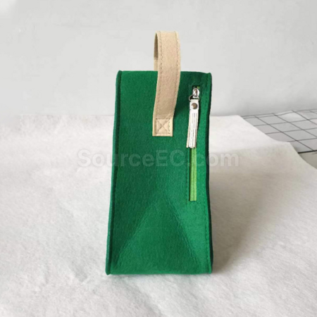 礼品订购新款三角毛毡手提袋广告