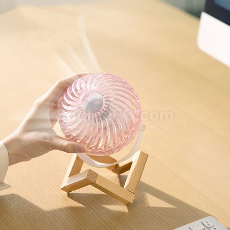 礼品订购球形迷你支架风扇广告