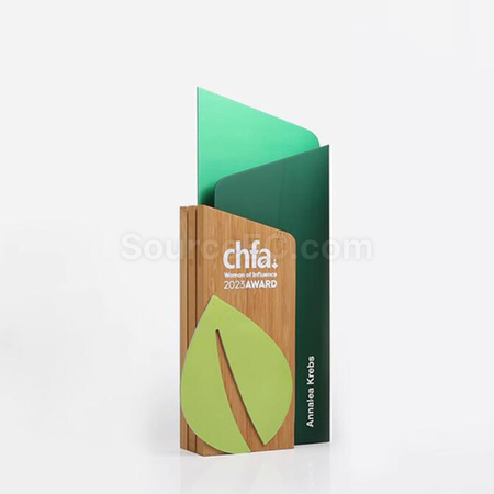 礼品订购创意木奖座广告