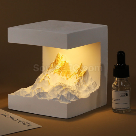 礼品订购日照金山扩香石香薰灯广告