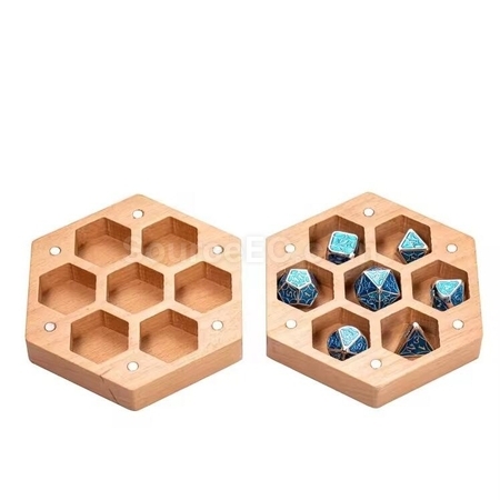 礼品订购磁吸式骰子木盒广告