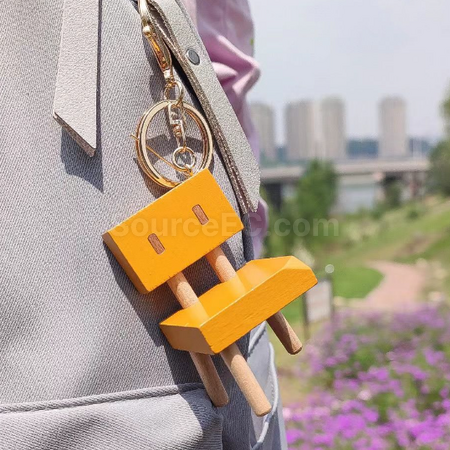 礼品订购木制钥匙扣广告