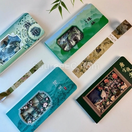 礼品订购3D立体票根雕刻本广告