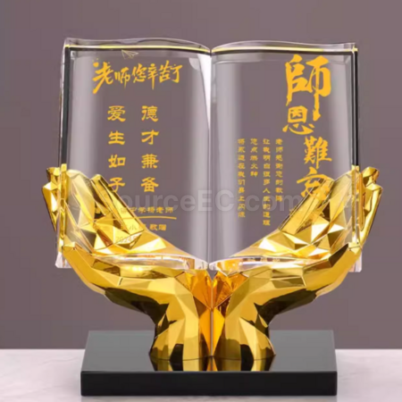 礼品订购水晶獎座广告