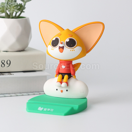 礼品订购可客制化PVC公仔手机支架广告