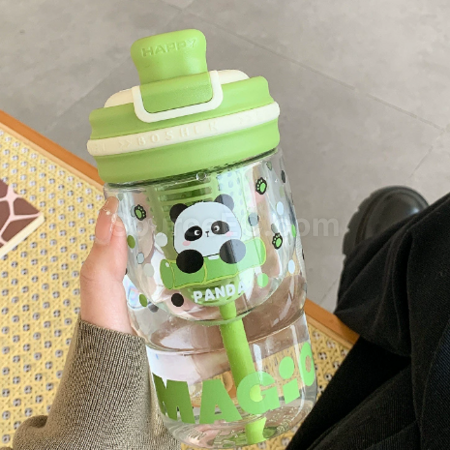 礼品订购Tritan可爱吸管水杯广告