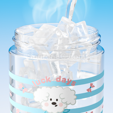 礼品订购Tritan可爱吸管水杯广告