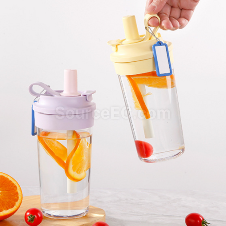 礼品订购塑料吸管水杯广告