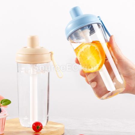 礼品订购塑料吸管水杯广告