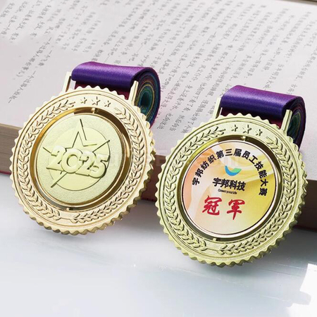 礼品订购2025金属奖牌广告