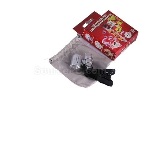 礼品订购60倍手机夹显微放大镜广告