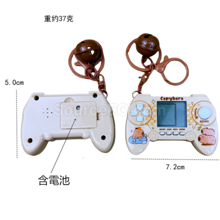 礼品订购卡皮巴拉游戏机钥匙扣广告