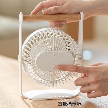 礼品订购USB充电数显高速涡轮桌面小风扇广告
