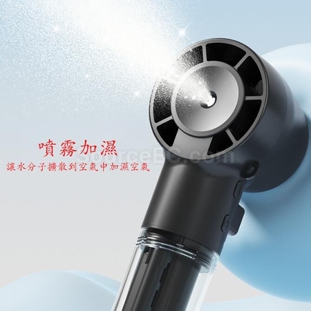 礼品订购手持挂脖喷雾便携高速USB风扇广告
