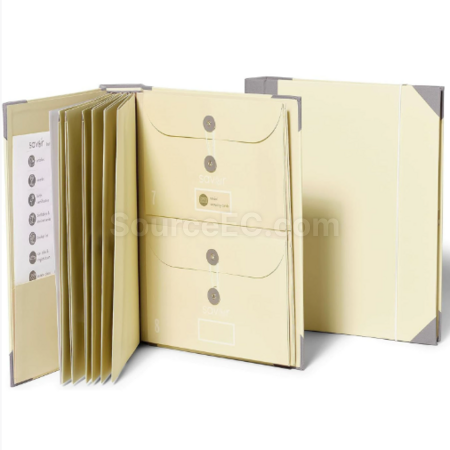 礼品订购风琴文件夹收纳广告