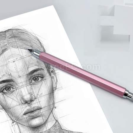 礼品订购素描金属六角自动铅笔广告