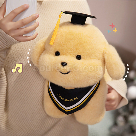 礼品订购毕业小狗公仔广告
