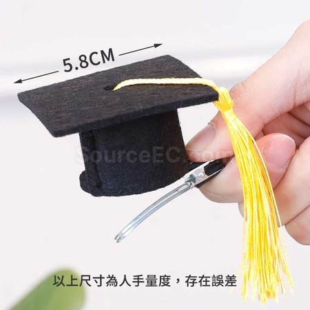 礼品订购学士帽造型发饰广告