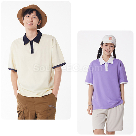 礼品订购优质纯棉夏季短袖POLO衫广告