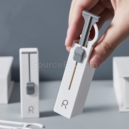 Portable Automatic Dental Floss Box With 10 Pieces