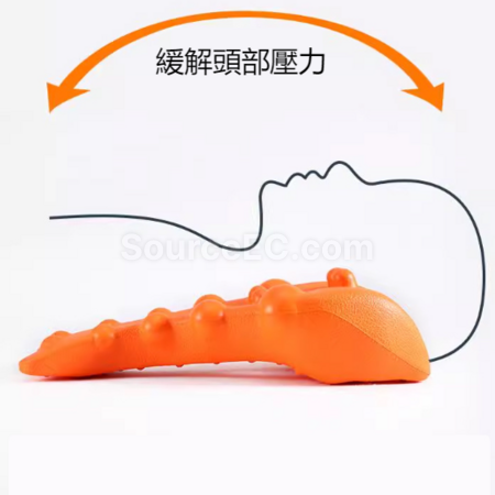 礼品订购颈椎脊椎按摩枕广告