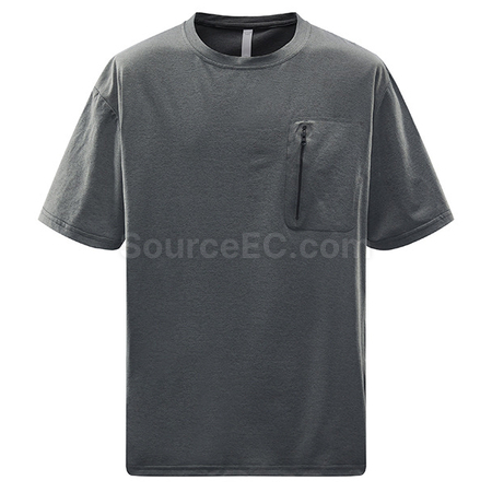 礼品订购轻薄透气防晒速干男T恤广告