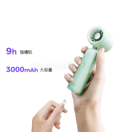 礼品订购便携手持挂脖风扇广告